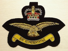 RAF Representative with title wire blazer badge - Click Image to Close
